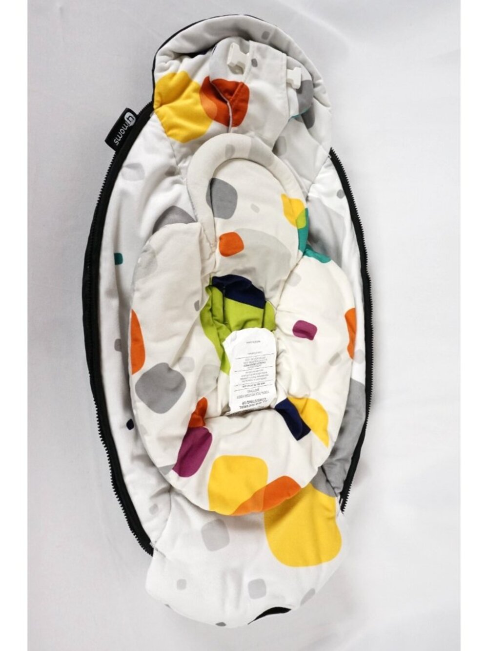 4Moms Mamaroo Fabric Seat Cover & Infant Insert Geo Multicolor 1026 OEM CLEAN